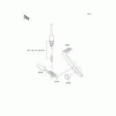 Схема узла: Brake pedal/torque link для Kawasaki ZX600 Ninja ZX-6RR
