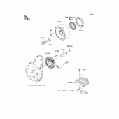 Схема вузла: Генератор для Kawasaki KLE650 Versys 650