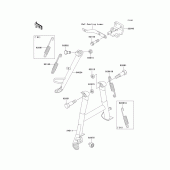 Схема вузла: Stand(s) для Kawasaki EX250 Ninja 250