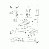 Схема узла: Ignition Switch/locks/reflectors для Kawasaki ZX1000 Ninja 1000