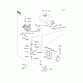 Схема вузла: Fuel evaporative system(1/2)(ca) для Kawasaki ZG1000 Concours