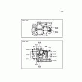 Схема узла: Болты картера двигателя для Kawasaki KLE650 Versys 650
