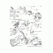 Схема вузла: Електроустаткування для Kawasaki ZX1000 Z1000SX