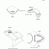 Схема вузла: Decals(orange)(p7f) для Kawasaki ZX600 Ninja ZX-6R