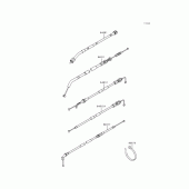 Схема узла: Тросики для Kawasaki EX500 GPZ500S