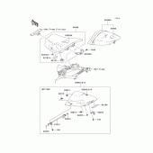 Схема вузла: Сидіння для Kawasaki ZR750 Z750
