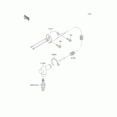 Схема вузла: Ignition system для Kawasaki KX250/ KX252 KX250