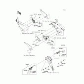 Схема вузла: Поворотники для Kawasaki ZX600 Ninja ZX-6R