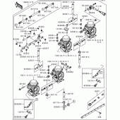 Схема вузла: Карбюратор(1/4) для Kawasaki ZX900 Ninja ZX-9R