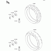 Схема узла: Шины для Kawasaki ZX600 Ninja ZX-6R