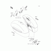 Схема вузла: Reflectors для Kawasaki VN1700 Vulcan 1700 Nomad