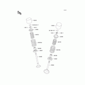 Схема вузла: Клапан для Kawasaki KLX250 KLX250SR