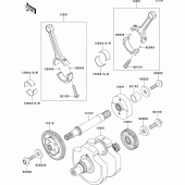 Схема вузла: Колінчастий вал для Kawasaki VN900 Vulcan 900 Custom