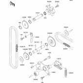 Схема вузла: Водяний насос для Kawasaki VN1500 VN1500 Drifter