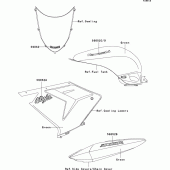 Схема вузла: Decals(green) для Kawasaki ZX1000 Ninja ZX-10R