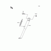 Схема вузла: Підставка для Kawasaki KMX80 KSR-II