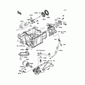 Схема вузла: Масляний насос для Kawasaki ZG1400 1400GTR ABS