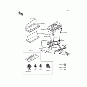 Схема вузла: Вимірювальний прилад Kawasaki ZG1200 Voyager XII