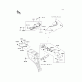 Схема узла: Taillight(s) для Kawasaki ZX600 Ninja ZX-6RR