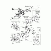 Схема узла: Кофры для Kawasaki VN900 Vulcan 900 Classic LT