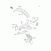 Схема вузла: Крило для Kawasaki KMX125