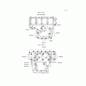 Схема узла: Болты картера двигателя для Kawasaki ZX1200 Ninja ZX-12R