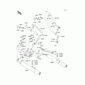 Схема вузла: Вихлопна система для Kawasaki VN1500 VN1500 Classic Tourer