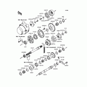 Схема вузла: Balancer для Kawasaki ZR1200 ZRX1200R