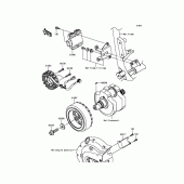 Схема узла: Генератор для Kawasaki VN900 Vulcan 900 Classic