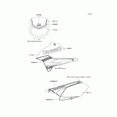 Схема вузла: Decals(green)(s9f) для Kawasaki KLX250 KLX250