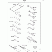 Схема вузла: Owner`s tools для Kawasaki ZX600 ZZ-R600