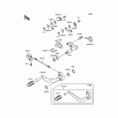 Схема узла: Переключатель передач для Kawasaki ZX900 GPZ900R