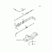 Схема вузла: Троси для Kawasaki ZX636 Ninja ZX-6R