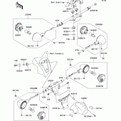 Схема вузла: Turn signals(a9f-abf) для Kawasaki VN1700 Vulcan 1700 Voyager