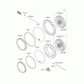 Схема вузла: Колеса (Шини) для Kawasaki KX100
