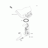 Схема узла: Топливный насос для Kawasaki ZX1000 Z1000SX
