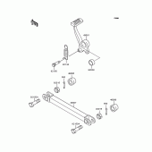 Схема узла: Лапка тормоза для Kawasaki ZR1100 Zephyr 1100RS