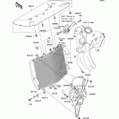 Схема вузла: Радіатор для Kawasaki ZX636 Ninja ZX-6R