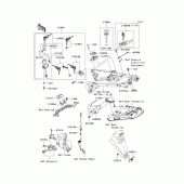 Схема узла: Замок зажигания для Kawasaki ZX1400 ZZR1400