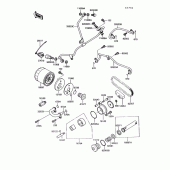 Схема вузла: Масляний насос (1/2) для Kawasaki VN750 Vulcan 750