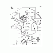 Схема вузла: Карбюратор для Kawasaki KLX250 D-Tracker