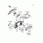 Схема узла: Headlight(s) для Kawasaki ZX1000 Ninja ZX-10R