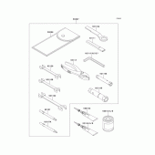 Схема вузла: Owners tools для Kawasaki VN250 Eliminator 250V