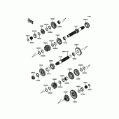 Схема узла: Трансмиссия для Kawasaki KLE250 Versys-X 250 ABS