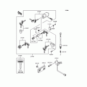 Схема вузла: Замок запалювання (VN250A-025264‾) для Kawasaki VN250 Eliminator 250V