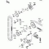 Схема вузла: Водяний насос для Kawasaki VN1500 VN-15