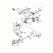 Схема вузла: Вихлопна система для Kawasaki EX300 Ninja 300 ABS