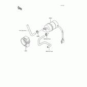 Схема вузла: Fuel pump для Kawasaki ZG1200 Voyager XII