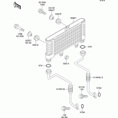 Схема вузла: Олійний охолоджувач для Kawasaki ZR550 Zephyr
