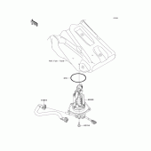 Схема вузла: Паливний насос Kawasaki KX450 KX450F